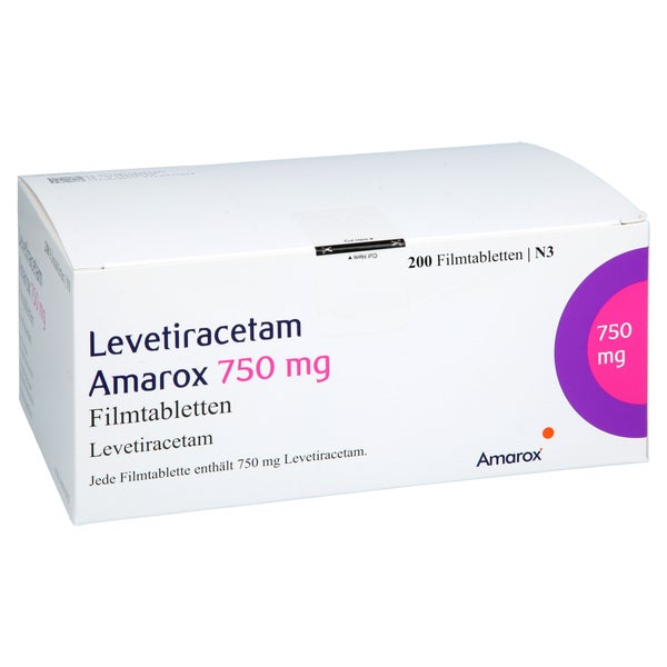 LEVETIRACETAM Amarox 750 mg Filmtabletten 200 St