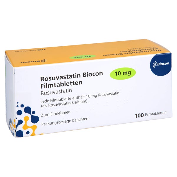 Rosuvastatin Biocon 10 mg Filmtabletten 100 St