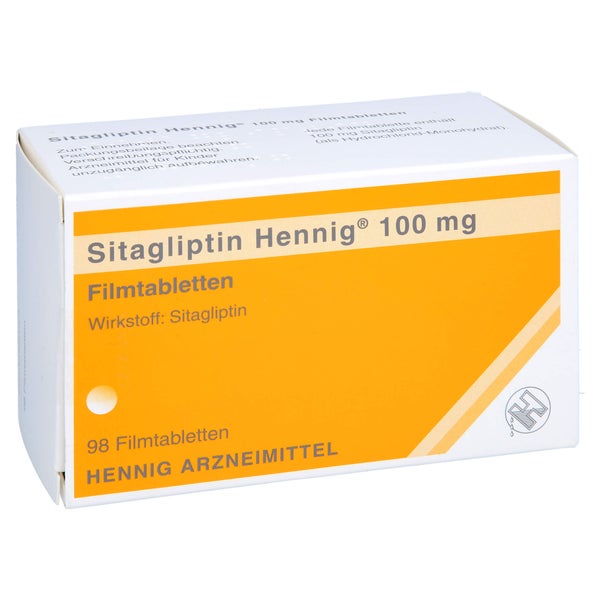 Sitagliptin Hennig 100 mg Filmtabletten 98 St