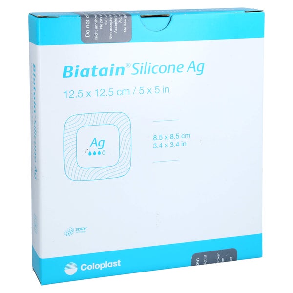 Biatain Silicone Ag Schaumverband 12,5x1 5 St