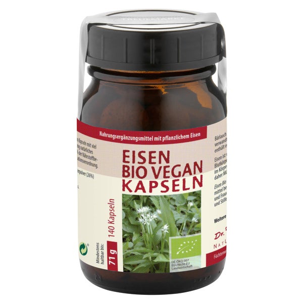 Eisen Bio Vegan Kapseln 140 St