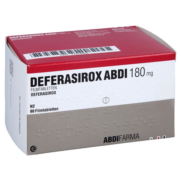 Deferasirox Abdi 180 mg Filmtabletten 90 St