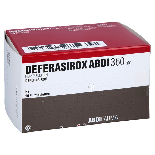 Deferasirox Abdi 360 mg Filmtabletten 90 St