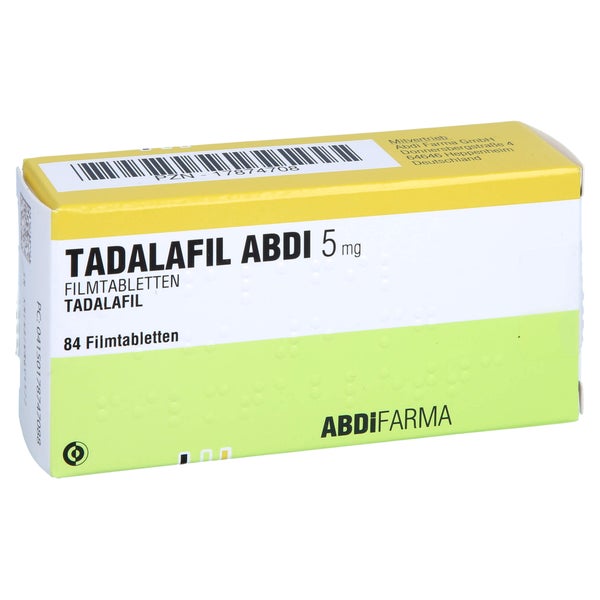 Tadalafil Abdi 5 mg Filmtabletten 84 St