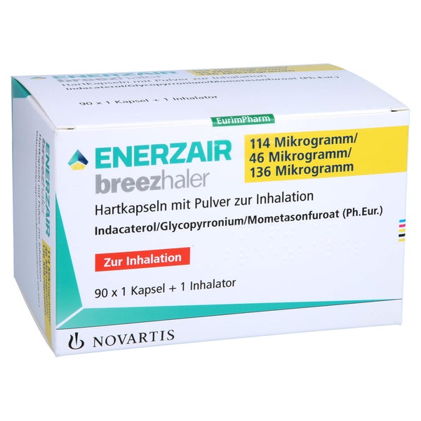 ENERZAIR Breezhaler 114µg/46µg/136µg Hkp.P.z.Inh. 90 St
