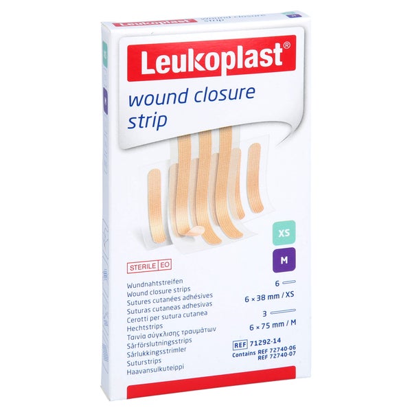 Leukoplast Wound Closure strip Mix beige 2 St