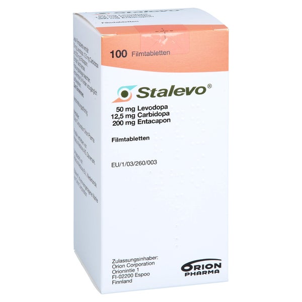 STALEVO 50 mg/12,5 mg/200 mg Filmtabletten 100 St