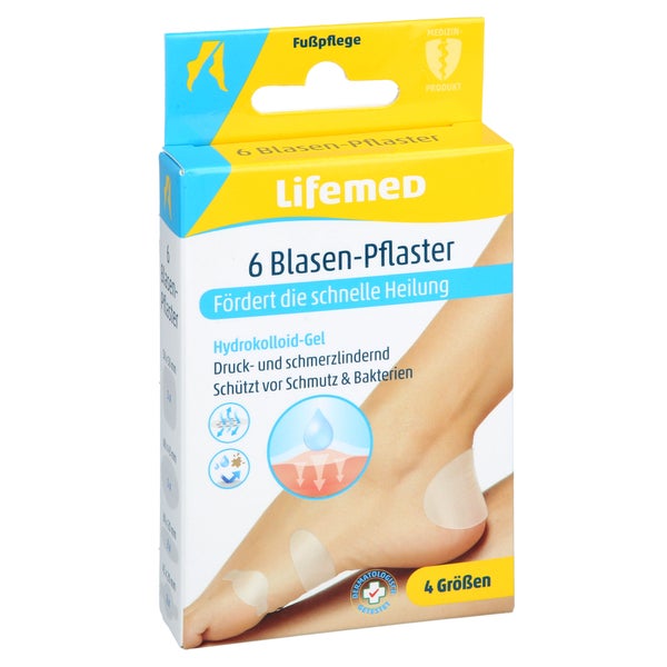 Blasenpflaster 4 Verschiedene Größen 6 St