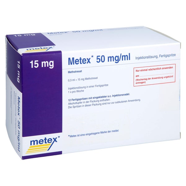 METEX FS 15 mg (50mg/ml) Inj.-Lösung Fertigspr. 12 St