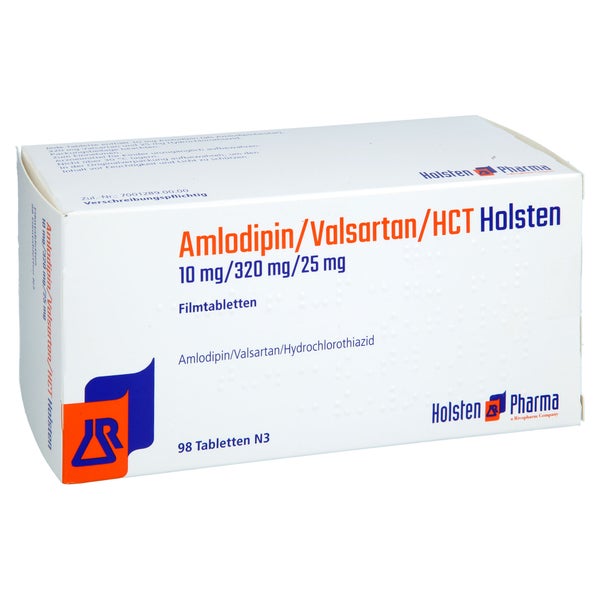 Amlodipin/valsartan/hct Holsten 10/320/25mg Fta 98 St