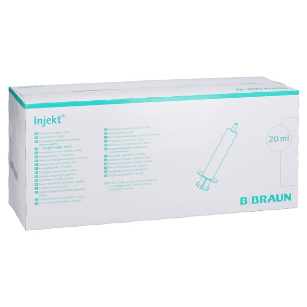 Injekt Solo Spritze 20 ml Luer exzentris 100X20 ml