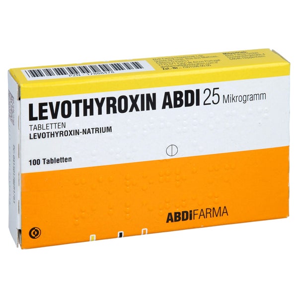 LEVOTHYROXIN Abdi 25 Mikrogramm Tabletten 100 St