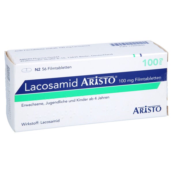Lacosamid Aristo 100 mg Filmtabletten 56 St