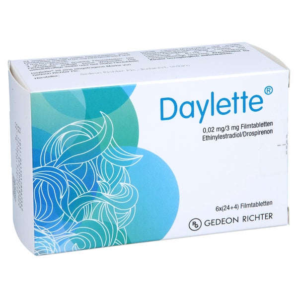 Daylette 0,02 mg/3 mg Filmtabletten 6X28 St