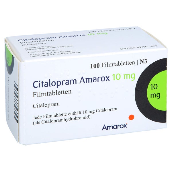 Citalopram Amarox 10 mg Filmtabletten 100 St
