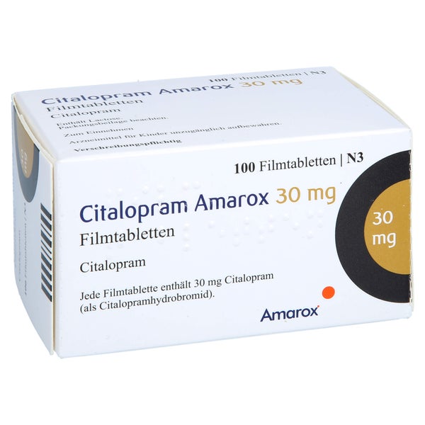 Citalopram Amarox 30 mg Filmtabletten 100 St