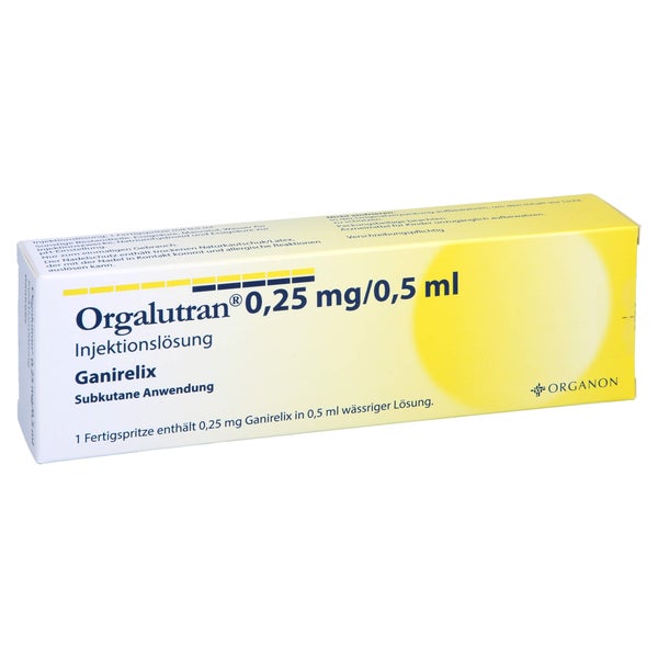 ORGALUTRAN 0,25 mg/0,5 ml Inj.-Lsg.i.e.Fertigspr. 1X1 St