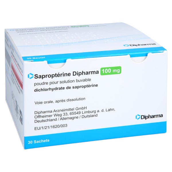 Sapropterin Dipharma 100 mg Plv.z.H.e.L. 30 St