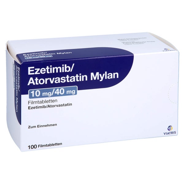 EZETIMIB/Atorvastatin Mylan 10 mg/40 mg Filmtabl. 100 St