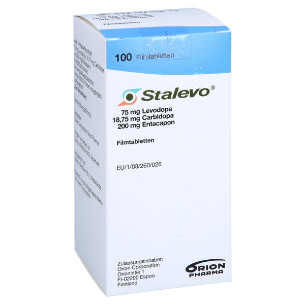STALEVO 75 mg/18,75 mg/200 mg Filmtabletten 100 St