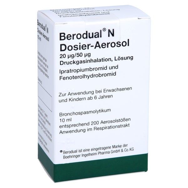 Berodual N Dosieraerosol 20 µg/50 µg 10 ml