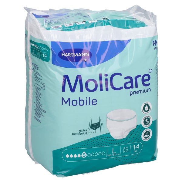 Molicare Premium Mobile 5 Tropfen L 4X14 St
