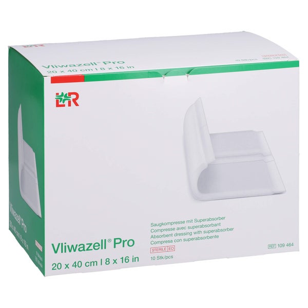 Vliwazell Pro Superabsorb.kompr.steril 2 10 St