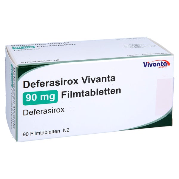 Deferasirox Vivanta 90 mg Filmtabletten 90 St