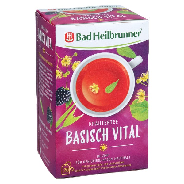 BAD Heilbrunner Basisch Vital Tee Filter 20X2 g