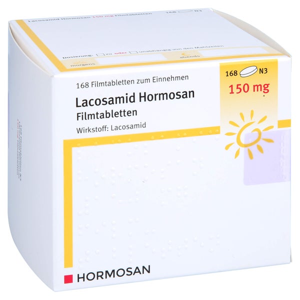 Lacosamid Hormosan 150 mg Filmtabletten 168 St