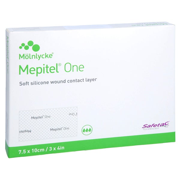 Mepitel One 7,5x10 cm Silikon Netzverban 10 St