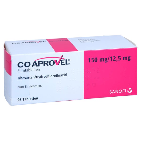 Coaprovel 150 Mg/12,5 mg Filmtabletten 98 St