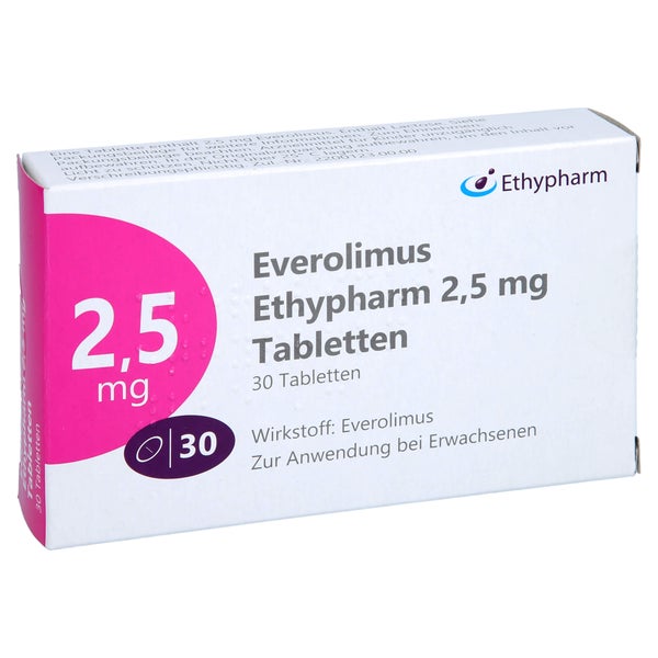 Everolimus Ethypharm 2,5 mg Tabletten 30 St