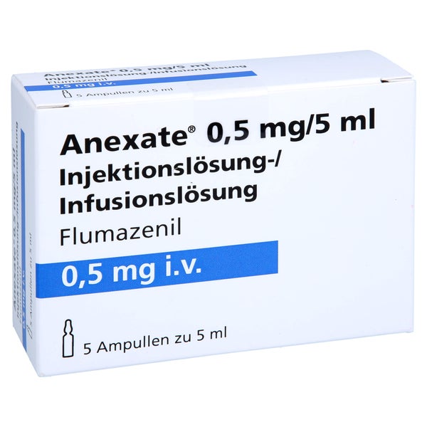 Anexate 0,5 mg/5 ml Injektionslösung 5X5 ml