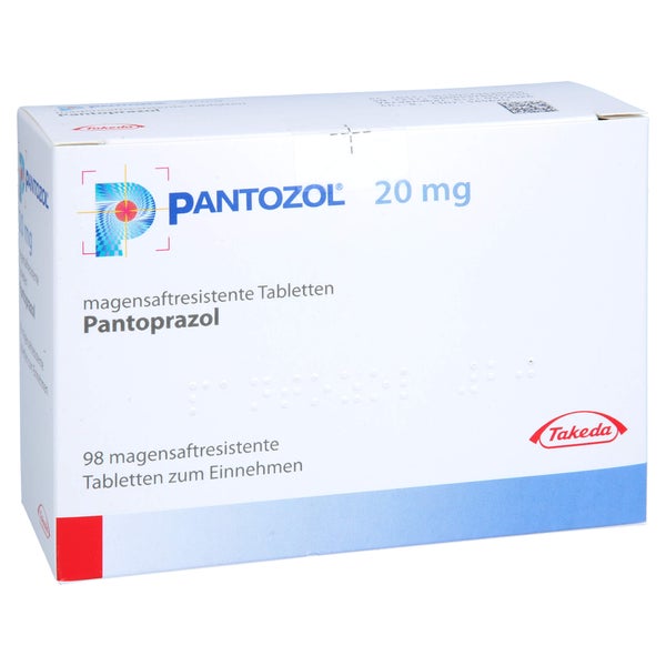 Pantozol 20 mg magensaftresistente Table 98 St