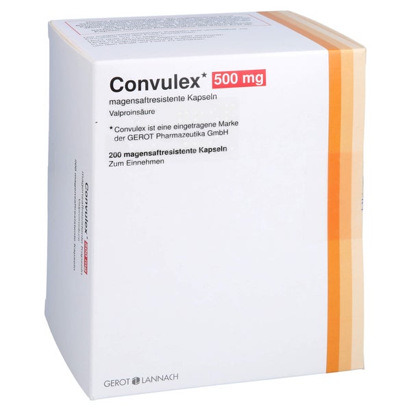CONVULEX 500 mg magensaftresistente Kapseln 200 St