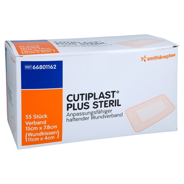 Cutiplast Plus Steril 7,8x15 Cm Verband 55 St