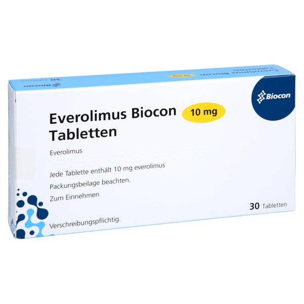 Everolimus Biocon 10 mg Tabletten 30 St