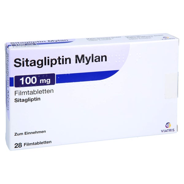 Sitagliptin Mylan 100 mg Filmtabletten 28 St