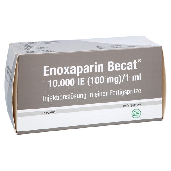 ENOXAPARIN Becat 10.000 I.E. 100mg/ml Inj.-Lsg.FS 10 St