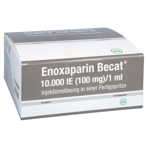 ENOXAPARIN Becat 10.000 I.E. 100mg/ml Inj.-Lsg.FS 24 St