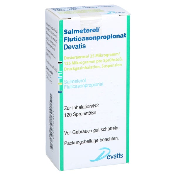 SALMETEROL/Fluticasonpropionat Devatis 25µg/125µg 120 Sp