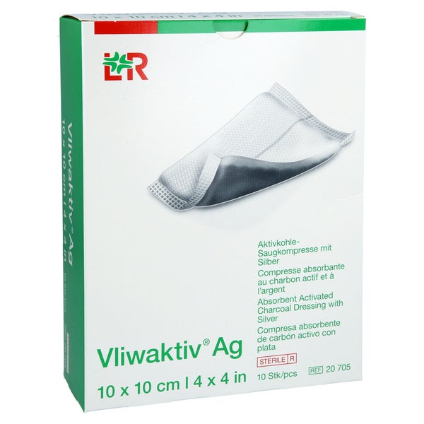 Vliwaktiv AG Aktivkohle Saugkomp.m.Silbe 10 St