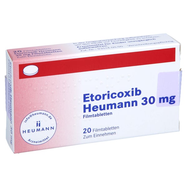 Etoricoxib Heumann 30 mg Filmtabletten 20 St