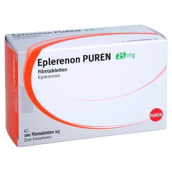 Eplerenon Puren 25 mg Filmtabletten 100 St