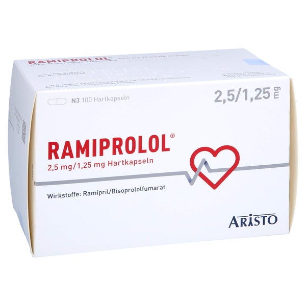 Ramiprolol 2,5 Mg/1,25 mg Hartkapseln 100 St