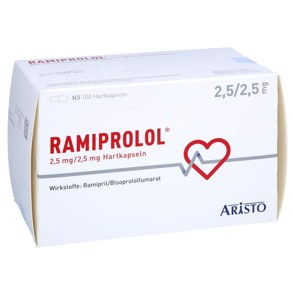 Ramiprolol 2,5 Mg/2,5 mg Hartkapseln 100 St