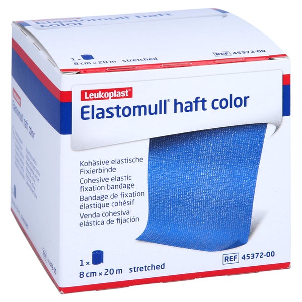 Elastomull haft Color 8 cmx20 m Fixierb. 1 St
