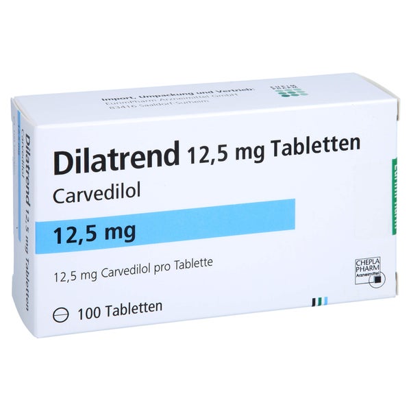 Dilatrend 12,5 mg Tabletten 100 St
