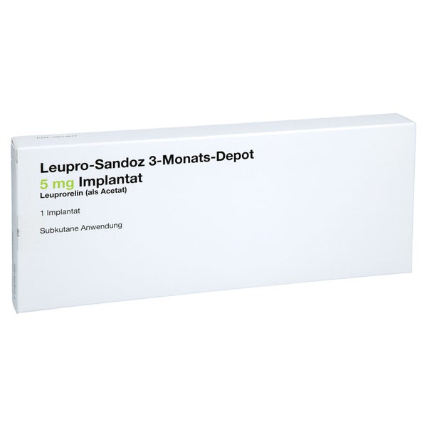 Leupro-sandoz 3-mon.-depot 5 Mg Implant.i.e.f.-sp. 1 St